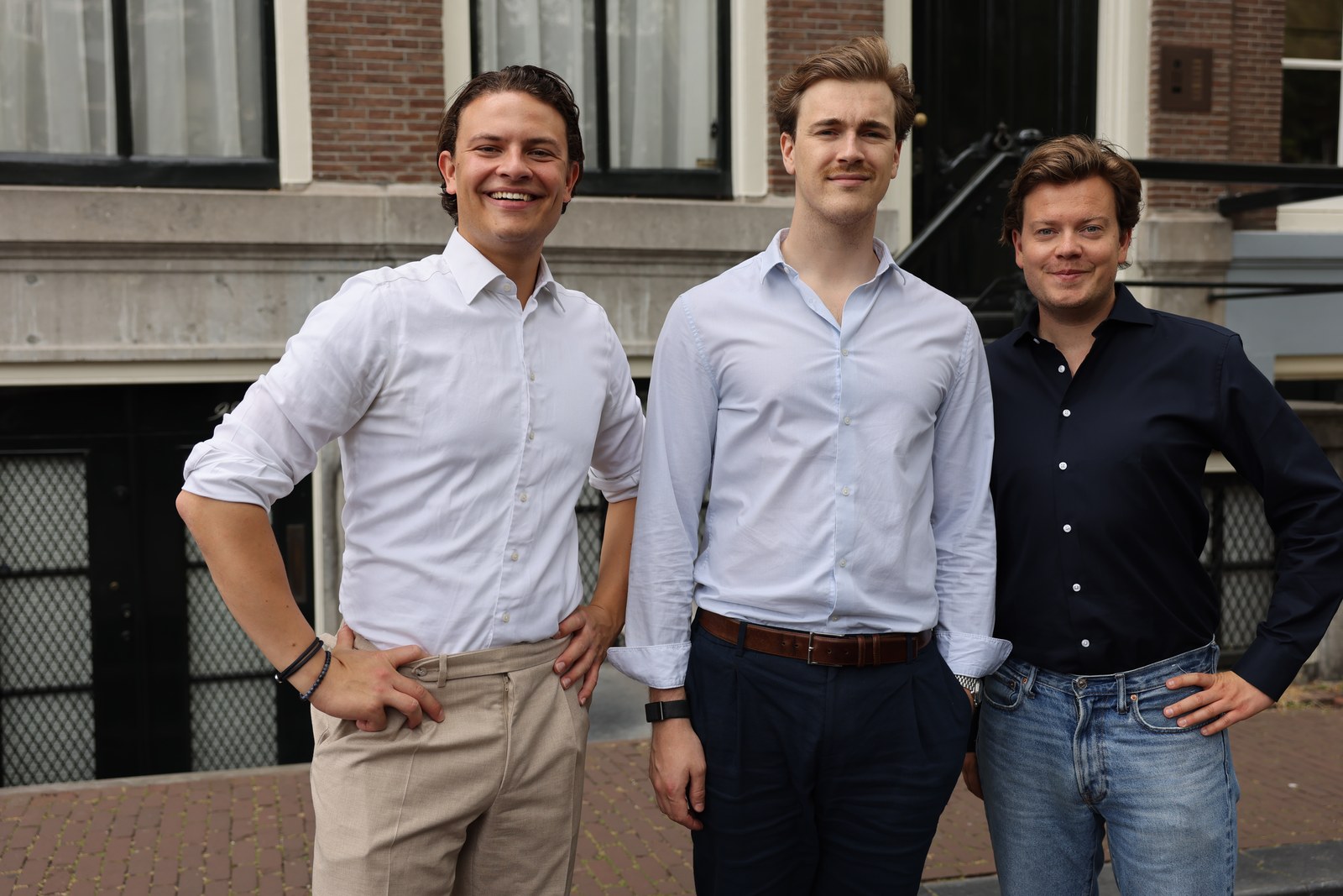 De founders van Struon: Bob, Daan en Noah